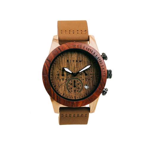 Montres classiques - Montre en bois personnalisable Homme - Oligo | Time For Wood - Pandacola