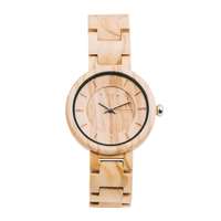 Montre bois d'olivier personnalisable Femme - Astera | Time For Wood - Pandacola