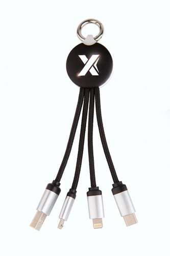 Câbles - Câble publicitaire lumineux finition métal - Quatro Light | SCX Design - Pandacola