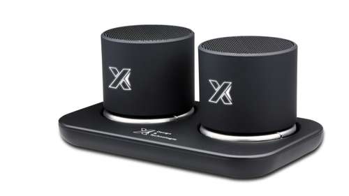 Enceintes/haut-parleurs - Enceintes personnalisables sans fil 2x3W - Double Ring | SCX Design - Pandacola