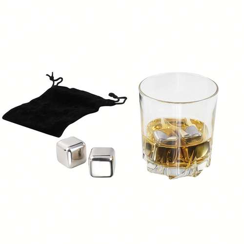 Autres accessoires de cuisine - Set de 4 glaçons spécial whisky acier inoxydable | Livoo - Pandacola