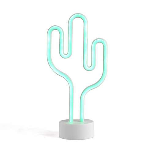 Lampes de bureau - Lampe néon cactus publicitaire | Livoo - Pandacola