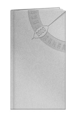 Agenda de poche personnalisable papier blanc 9,5 x 16,6 cm - AGA 18 Havane