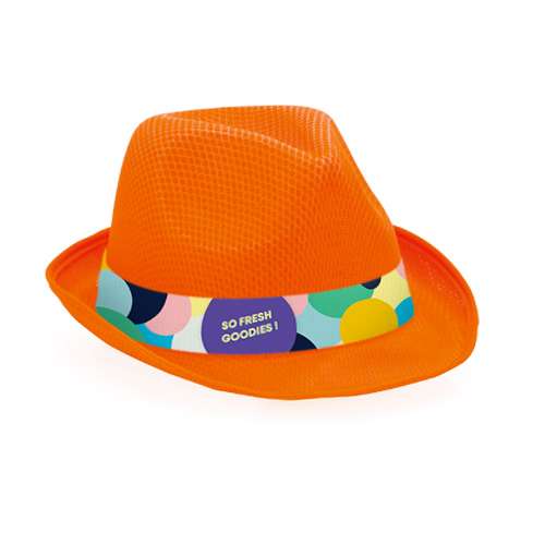 Chapeaux - Chapeau publicitaire de couleur en polyester avec bandeau sublimation - Braz - Pandacola