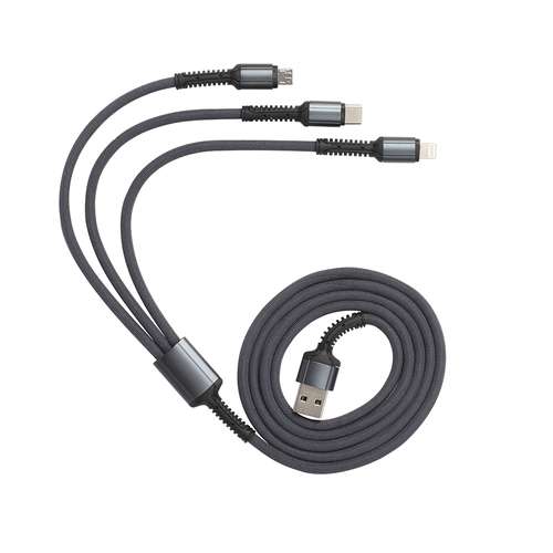 Câbles - Câble USB 3 en 1 publicitaire - Pandacola