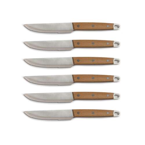 Couteaux de table - Set de 6 couteaux à steak à personnaliser - Pandacola