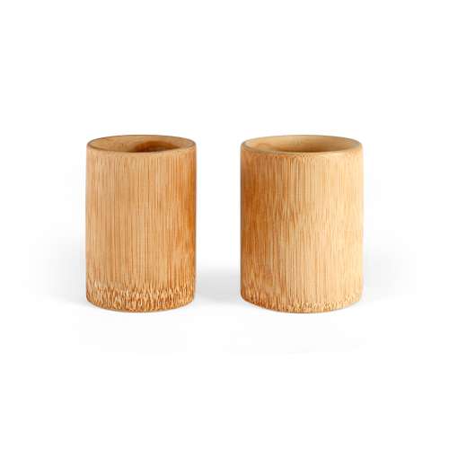 Autres accessoires de cuisine - Set de 2 tasses en bambou à personnaliser - Pandacola