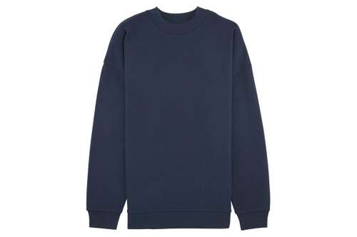 Sweats - Sweat-shirt femme long col rond 100% coton biologique - Stella Achieves - Pandacola