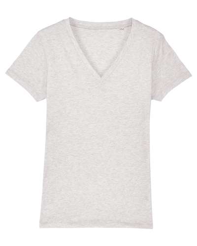 Tee-shirts - T-shirt personnalisé femme col V 100% coton biologique - Stella Evoker - Pandacola