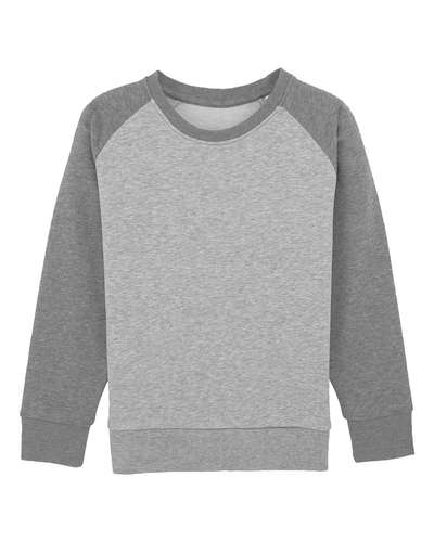 Sweats - Sweat-shirt enfant col rond et manches contrastées - Mini Scouts Contrast - Pandacola
