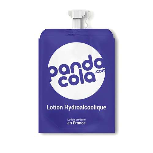 Gels hydroalcooliques - Gourde de lotion hydroalcoolique 35 mL personnalisable - Pandacola