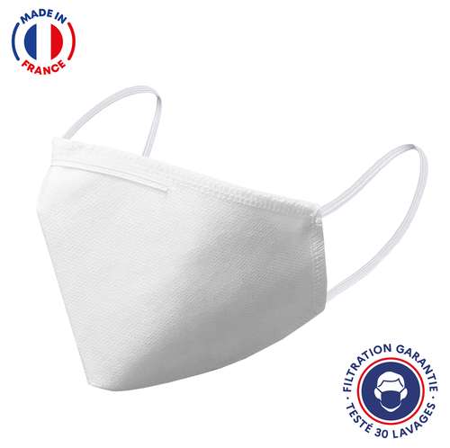 Masques de protection - Masque UNS1 personnalisable lavable 30 fois forme ninja made in France - Pandacola