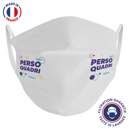 Masques de protection - UNS2 - Masque 10 lavages fabriqué en France - Pandacola