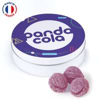 Boîte métal  50g de bonbons 100% français à personnaliser - Pandacola