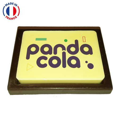 Bonbons chocolat - Cartes en chocolat à personnaliser - Made in France - Pandacola