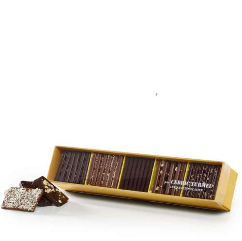 Boîtes de chocolat - Coffret de mini-tablettes au chocolat 190g - Gourmand - Pandacola