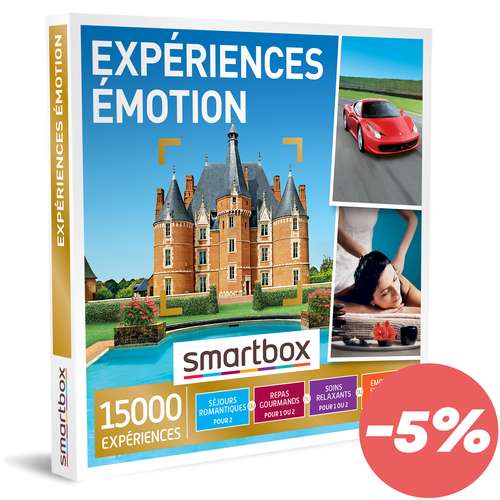 Coffrets et box cadeaux - Coffret cadeau Multi Thématiques Expériences - Émotion |Smartbox - Pandacola