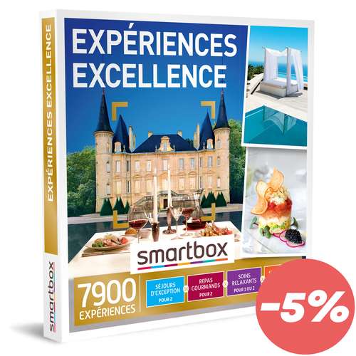 Coffrets et box cadeaux - Coffret cadeau Multi Thématiques Expériences - Excellence |Smartbox - Pandacola