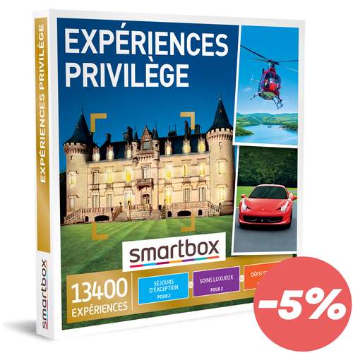 Coffrets et box cadeaux - Coffret cadeau Multi Thématiques Expériences - Privilège |Smartbox - Pandacola