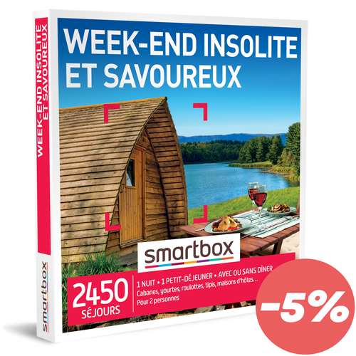 Coffrets et box cadeaux - Coffret cadeau Séjour Séjour Gastronomique - Week-end insolite et savoureux |Smartbox - Pandacola