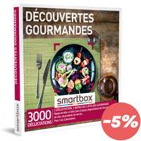 Coffret cadeau Gastronomie - Découvertes gourmandes |Smartbox - Pandacola