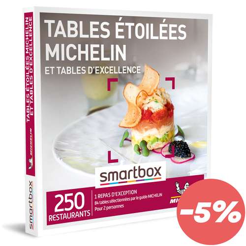 Coffrets et box cadeaux - Coffret cadeau Gastronomie - Tables étoilées MICHELIN et tables d'excellence |Smartbox - Pandacola