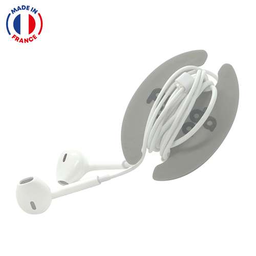 Ecouteurs - Enrouleur d'écouteurs personnalisable  - Made in France - Pandacola