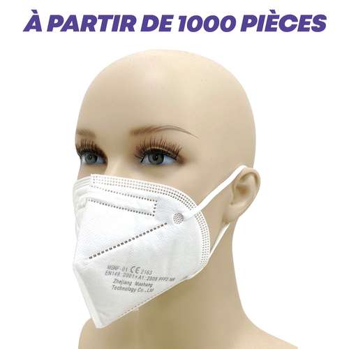 Masques de protection - Masque de protection FFP2 - filtration bactérienne 95% - Pandacola