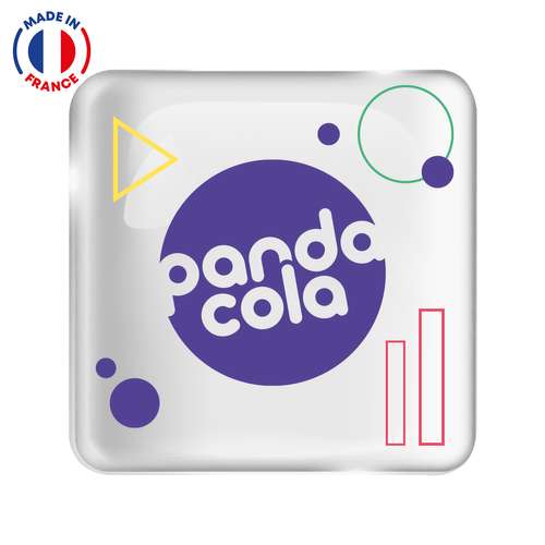 Stickers - Doming carré à personnaliser - Pandacola