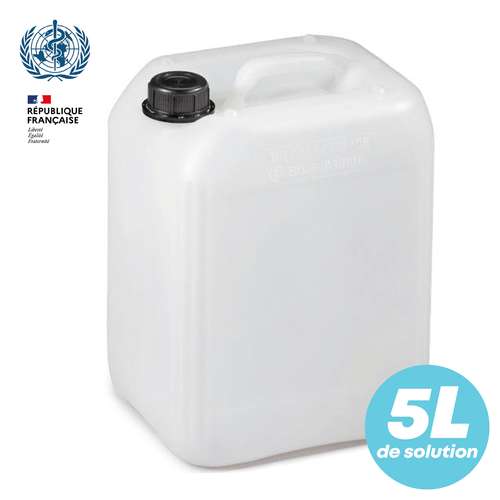 Gels hydroalcooliques - Bidon de solution hydroalcoolique 5 Litres - Pandacola