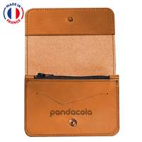 Portefeuille compact et personnalisable en cuir - Made in France - Gabin - Pandacola