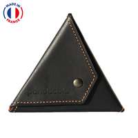 Porte-monnaie en cuir personnalisable - Made in France - Victor - Pandacola