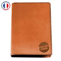 Porte-passeport personnalisé en cuir coloré - Made in France - Hector - Pandacola
