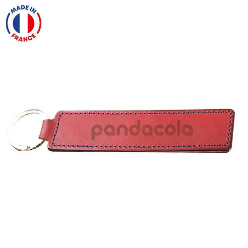 Porte-clés standards - Porte-clés en cuir long personnalisable - Made in France - Pandacola