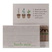 Sticks à planter de 5 ou 10 pièces avec cartonette personnalisable - petites quantités - Pandacola
