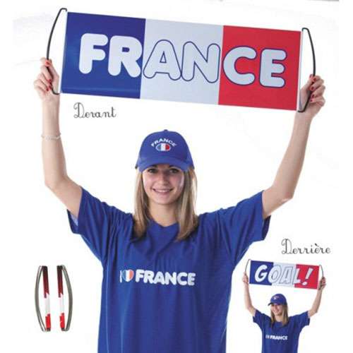 Autres accessoires de supporter - Bannière supporter France - Luis - Pandacola