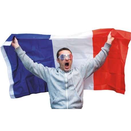 Autres accessoires de supporter - Grand drapeau supporter France Bleu Blanc Rouge - Cana - Pandacola