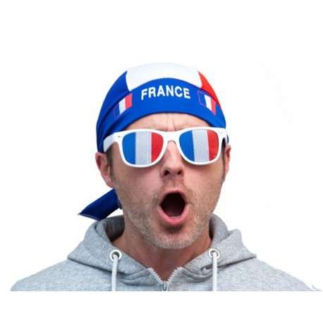 Autres accessoires de supporter - Bandana tricolore France - Higuera - Pandacola