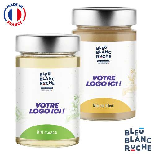Pots de miel - Assortiment de pots de 250g de miel monofloral | Bleu Blanc Ruche - Pandacola