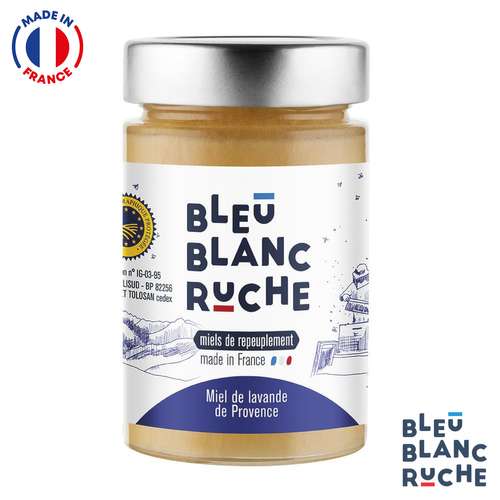 Pots de miel - Pot de 250g de miel de lavande de provence | Bleu Blanc Ruche - Pandacola