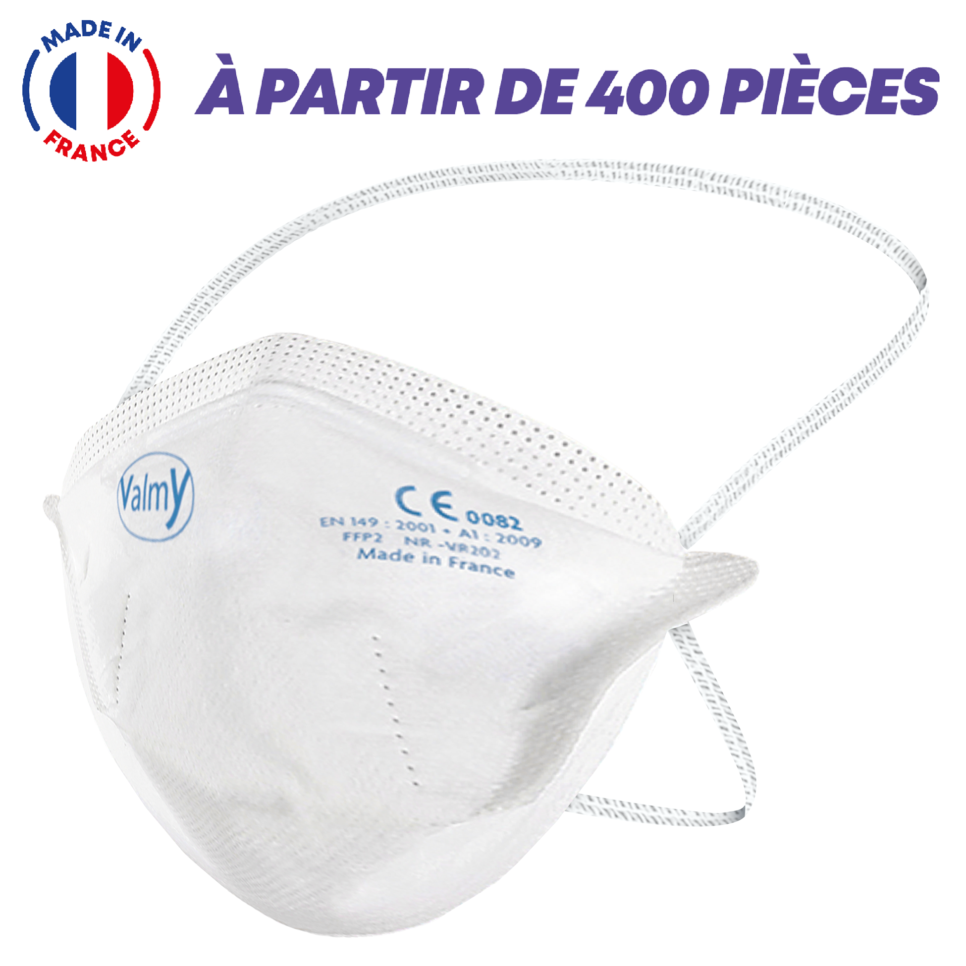 Masque FFP2 fabriqué en France