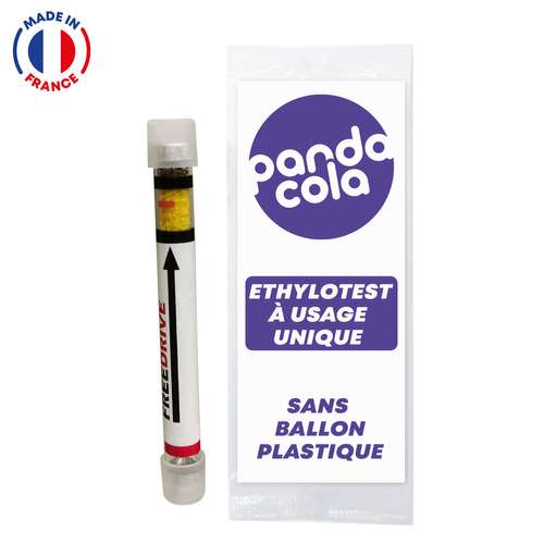Ethylotests - Ethylotest jetable et personnalisable sans ballon fabriqué en France - Pandacola