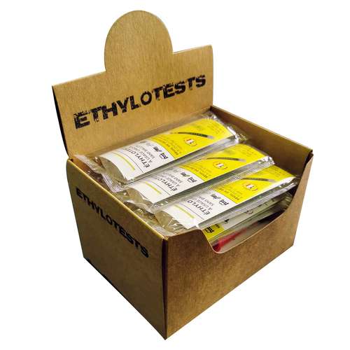 Ethylotests - Présentoir pour 25 éthylotests jetables personnalisés fabriqué en France - Pandacola