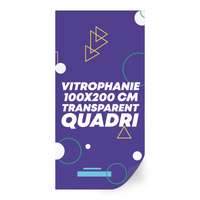 Sticker en vinyle vitrophanie transparent 100x200 cm format rectangle - Ashford - Pandacola