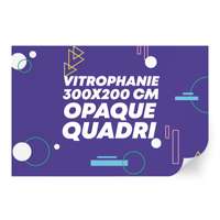 Sticker en vinyle vitrophanie opaque 300x200 cm format rectangle - Rizi - Pandacola