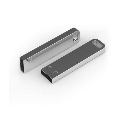 Clés usb classiques - Clé USB publicitaire métal sans capuchon résistante à l'eau - Iron Stick - Pandacola