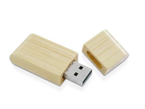 Clés usb classiques - Clé USB publicitaire écologique rectangulaire - Natura - Pandacola
