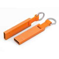 Clé USB personnalisée compacte à porte-clés silicone - Iron Elegance C - Pandacola