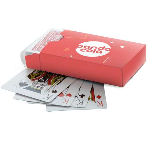 Jeux de 54 cartes - Jeu de cartes publicitaire, personnalisation inclus dans le prix, paquet de 54 cartes françaises - Holdem - Pandacola