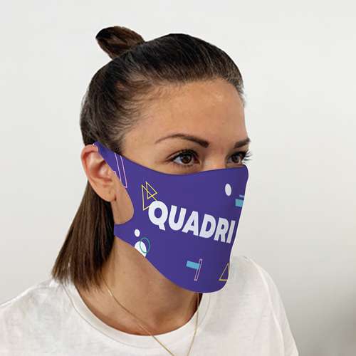 Masques de protection - Masque anti-projection réutilisable à nouer en tissu marquage inclus - Toluca - Pandacola